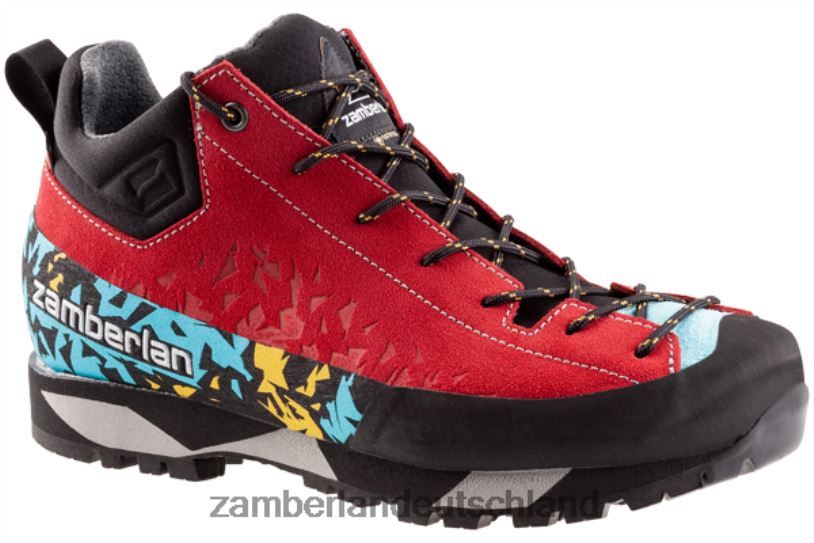 Frauen Salathe GTX Schuhwerk Zamberlan rot blassblau BPZ0D37