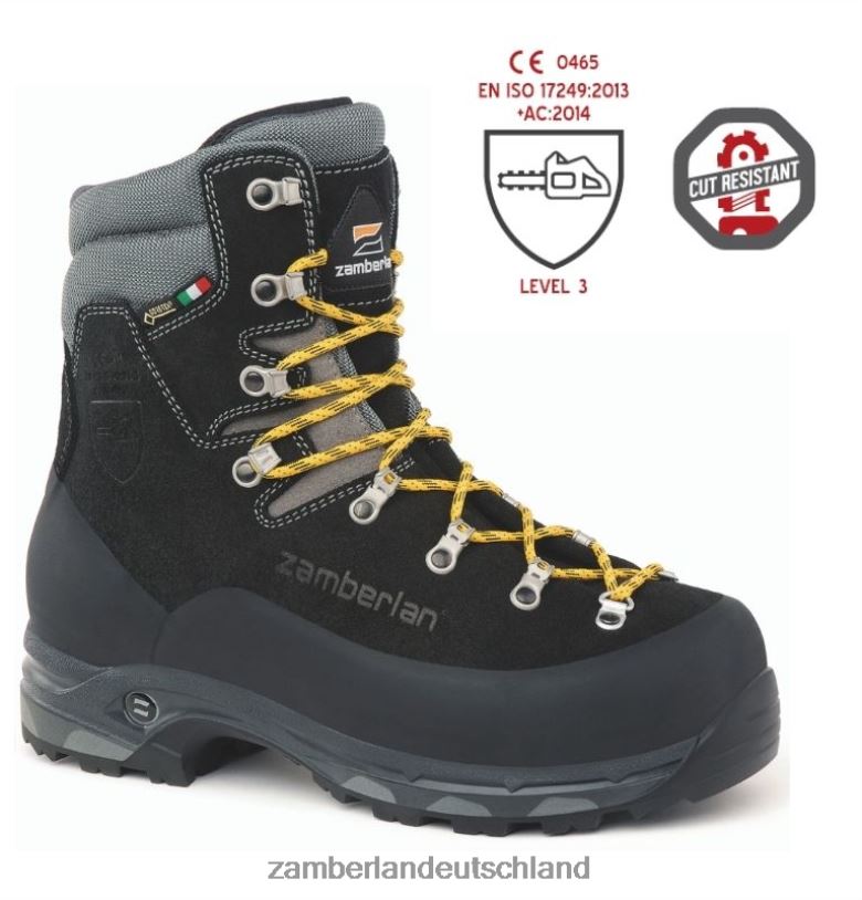 Männer Logger GTX RR Schuhwerk Zamberlan Schwarz BPZ0D97