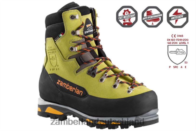 Männer Logger Pro GTX RR S3 Schuhwerk Zamberlan Säuregrün BPZ0D76