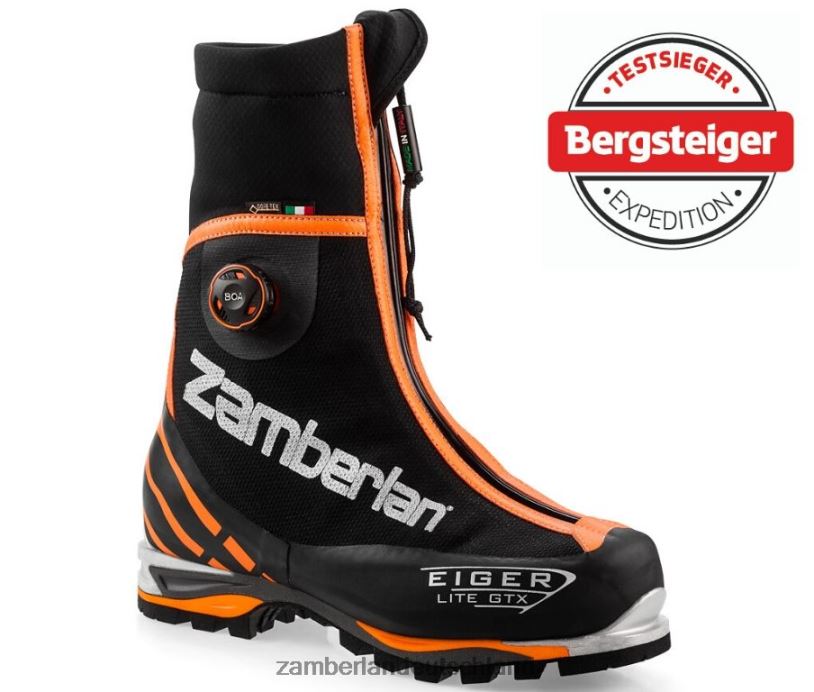 Männer Eiger Lite GTX RR Boa Pu Schuhwerk Zamberlan schwarz/orange BPZ0D29