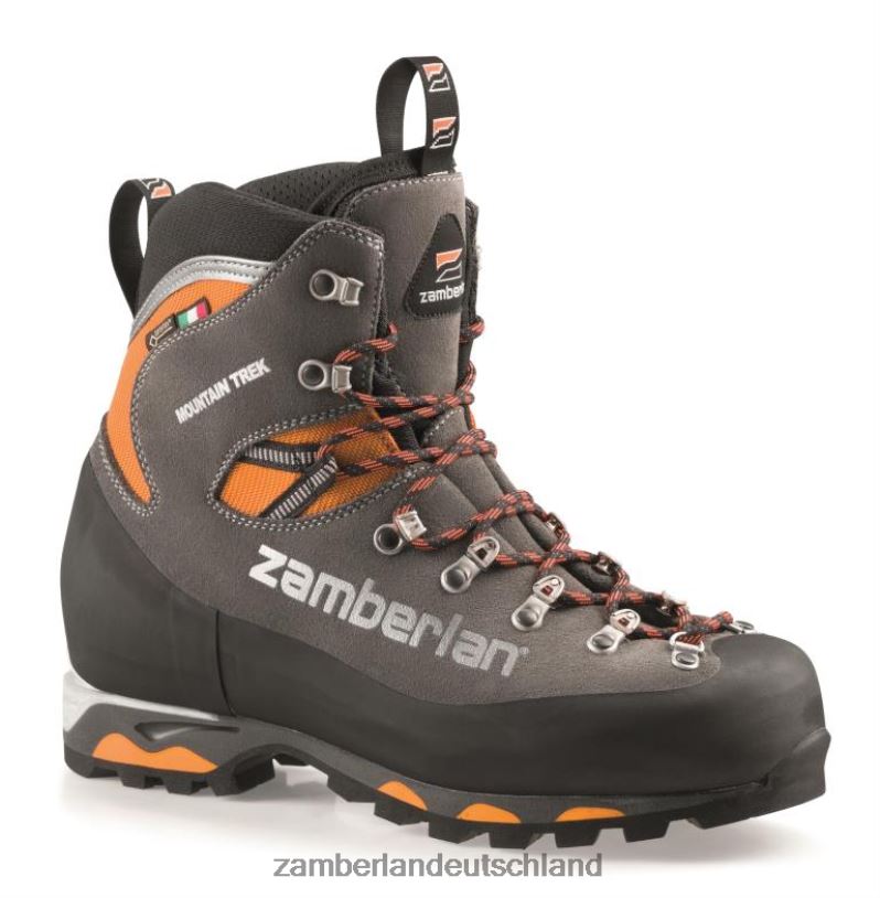 Männer Mountain Trek GTX Rr Schuhwerk Zamberlan Graphit/Orange BPZ0D140