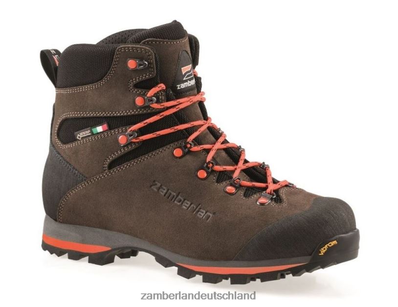 Männer Storm GTX Schuhwerk Zamberlan dunkelbraun/orange BPZ0D145