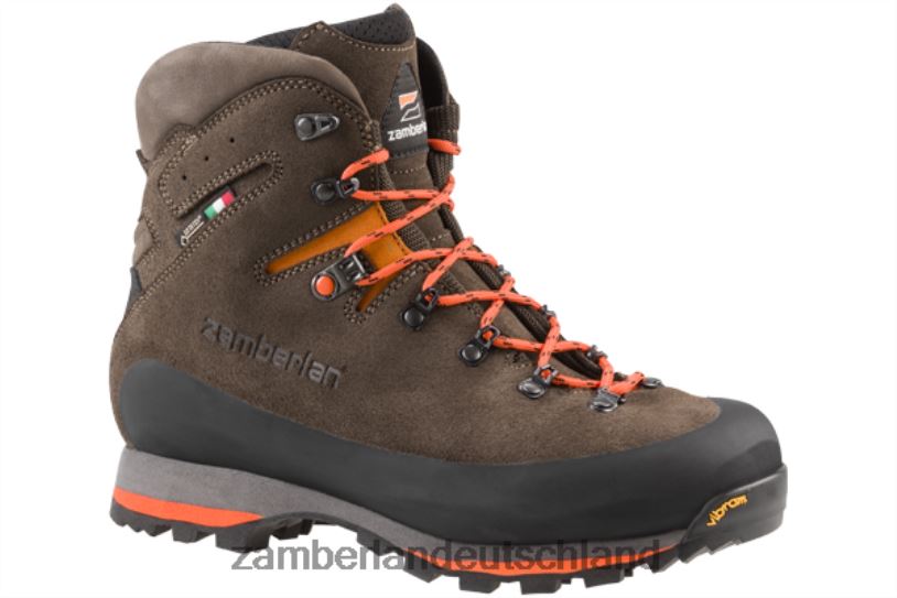 Männer Ziel GTX vgl Schuhwerk Zamberlan dunkelbraun/orange BPZ0D144