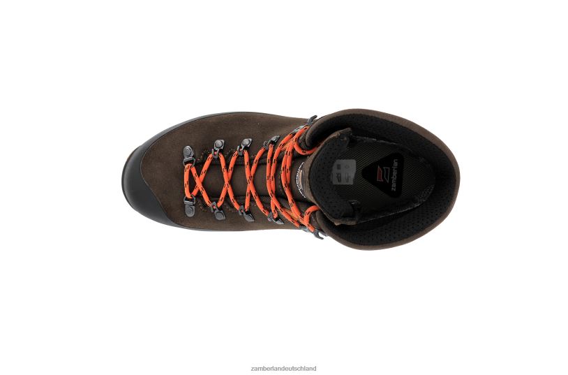 Männer Ziel GTX vgl Schuhwerk Zamberlan dunkelbraun/orange BPZ0D144
