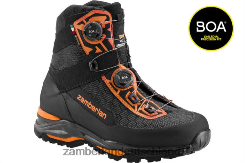 Männer rondane gtx rr boa wl Schuhwerk Zamberlan schwarz/orange BPZ0D155