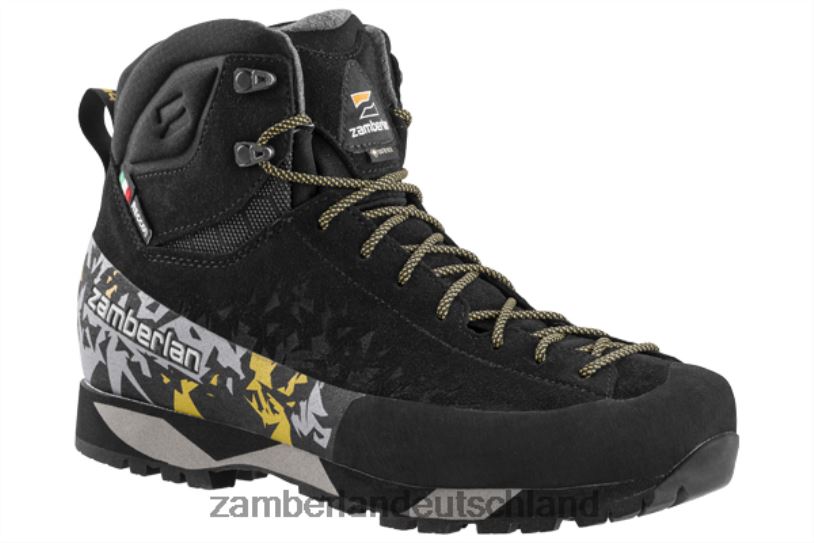 Männer Salathe Trek GTX Schuhwerk Zamberlan Schwarz Gelb BPZ0D50