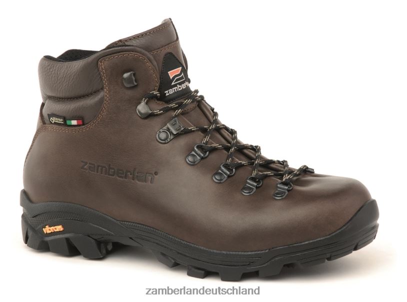 Männer neuer Trail Lite GTX Schuhwerk Zamberlan gewachste Kastanie BPZ0D119